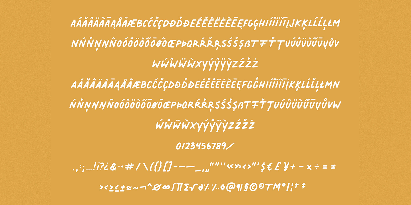 Przykład czcionki Palmer Lake Script